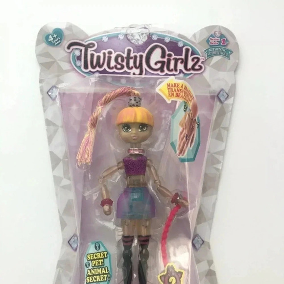 New twisty girlz krystal kool transforming doll to collectible bracelet mystery - Picture 4 of 10
